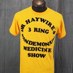 Vintage Graphic T-shirt - Dr Haywire 3 Ring Pandemonium - Men's Large